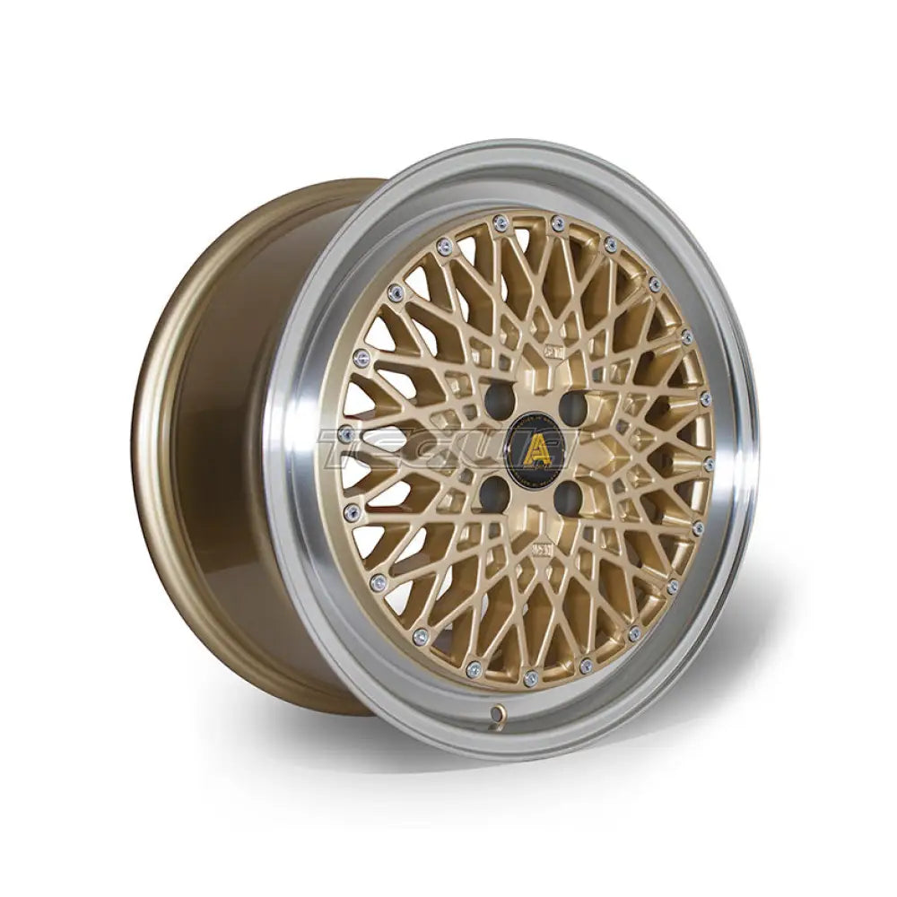 Autostar Minus Alloy Wheel Gold Polished Lip