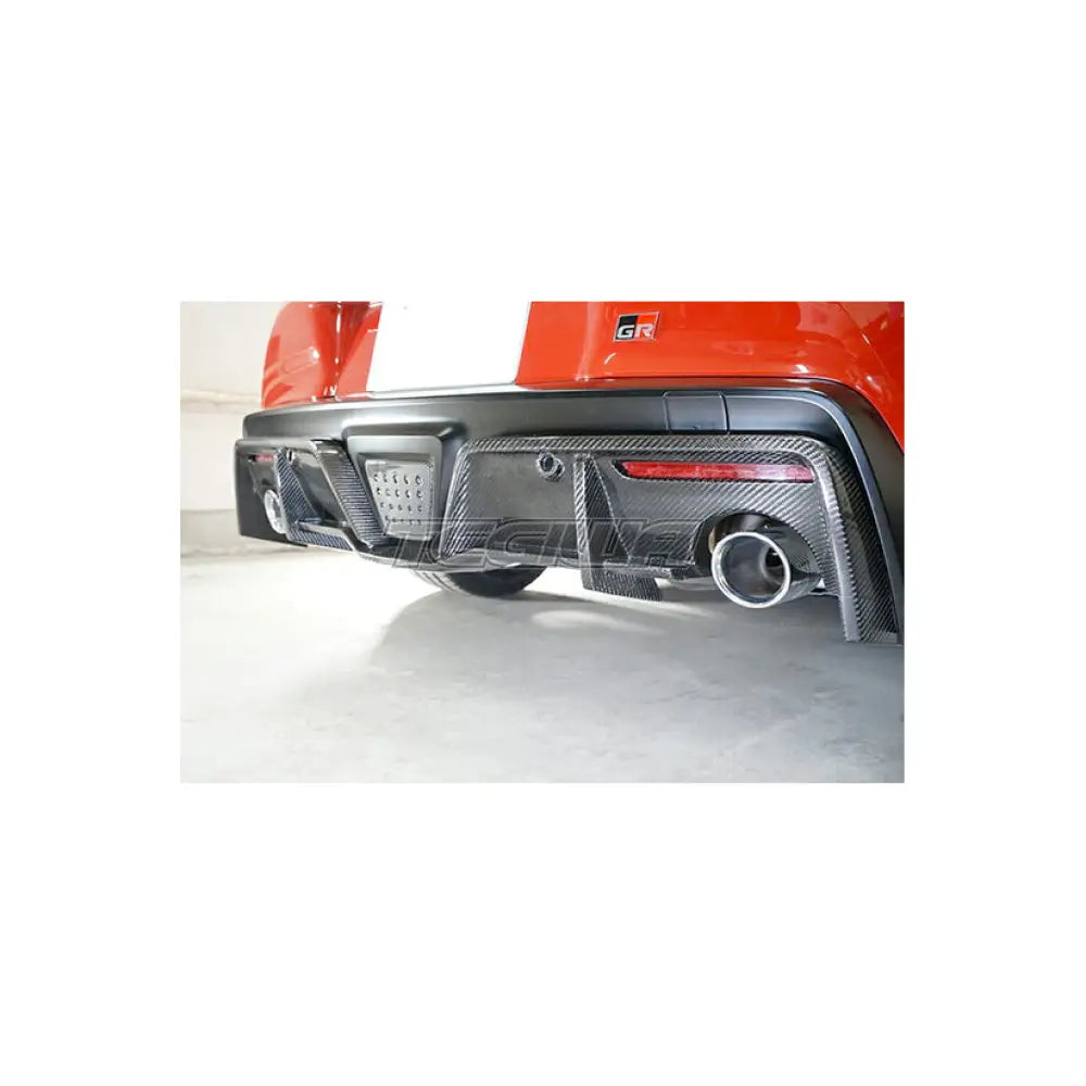 Axis Parts Carbon Rear Diffuser Cover 3 Pcs Toyota Supra MK5 A90