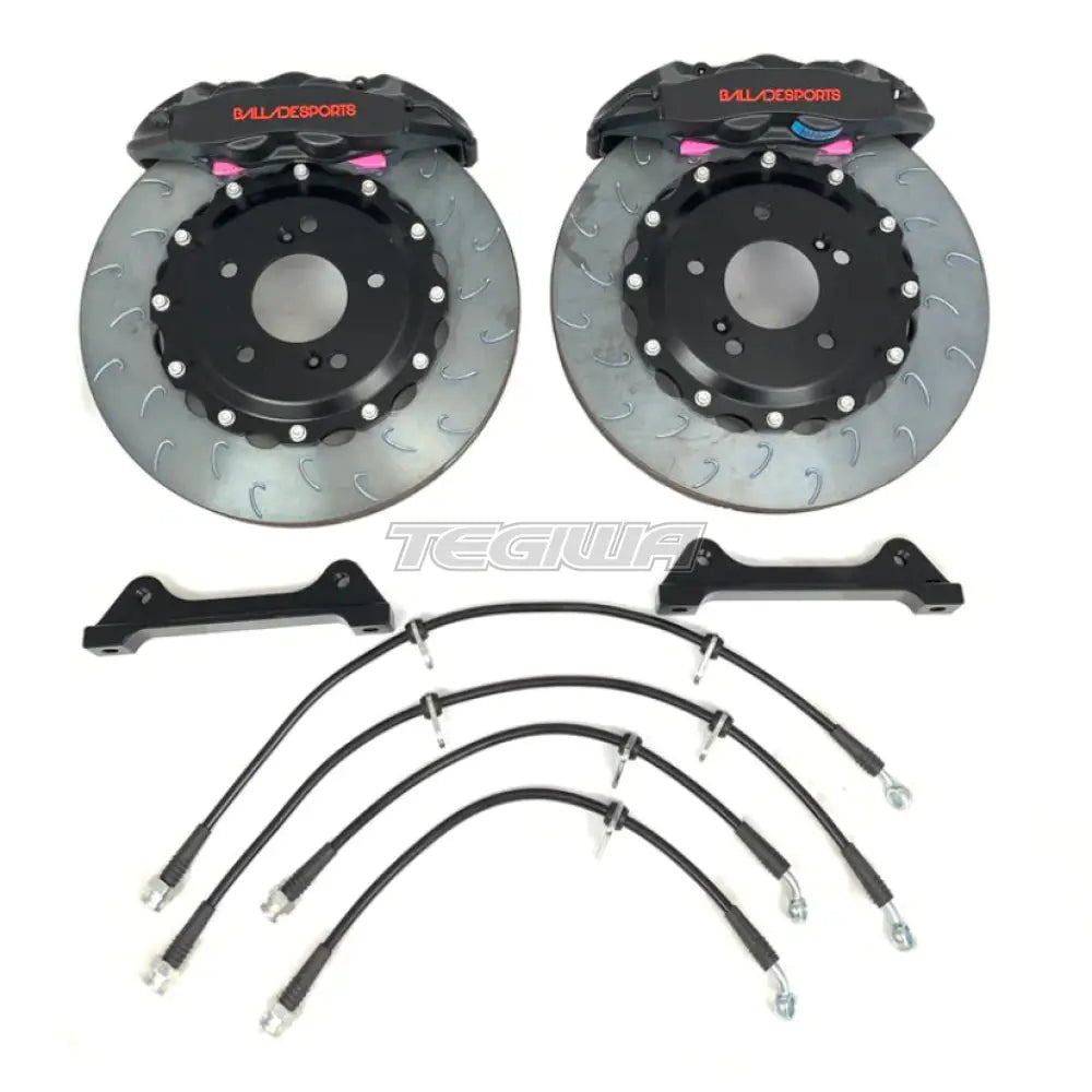 Ballade Sports 4 Pot Big Brake Kit Bbk Honda S2000 Years 00-05 / Satin Black Kits