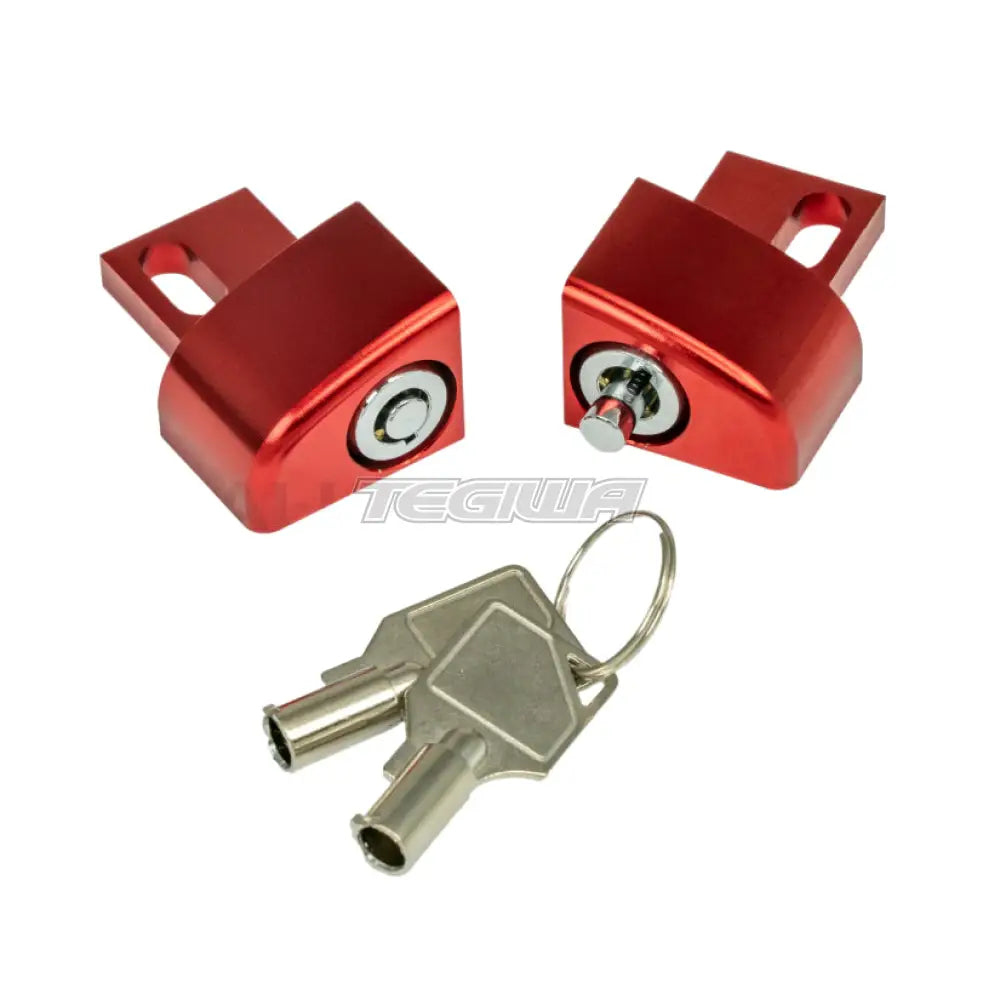 Ballade Sports Billet Locking Hardtop Latch Button Set Honda S2000 Ap1 Ap2 00-09 Red Lights &