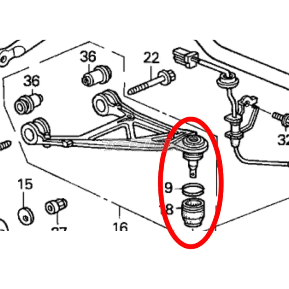 Ballade Sports Upper Front / Rear Ball Joint Honda S2000 Ap1 Ap2 00-09 Joints & Track Rod Ends