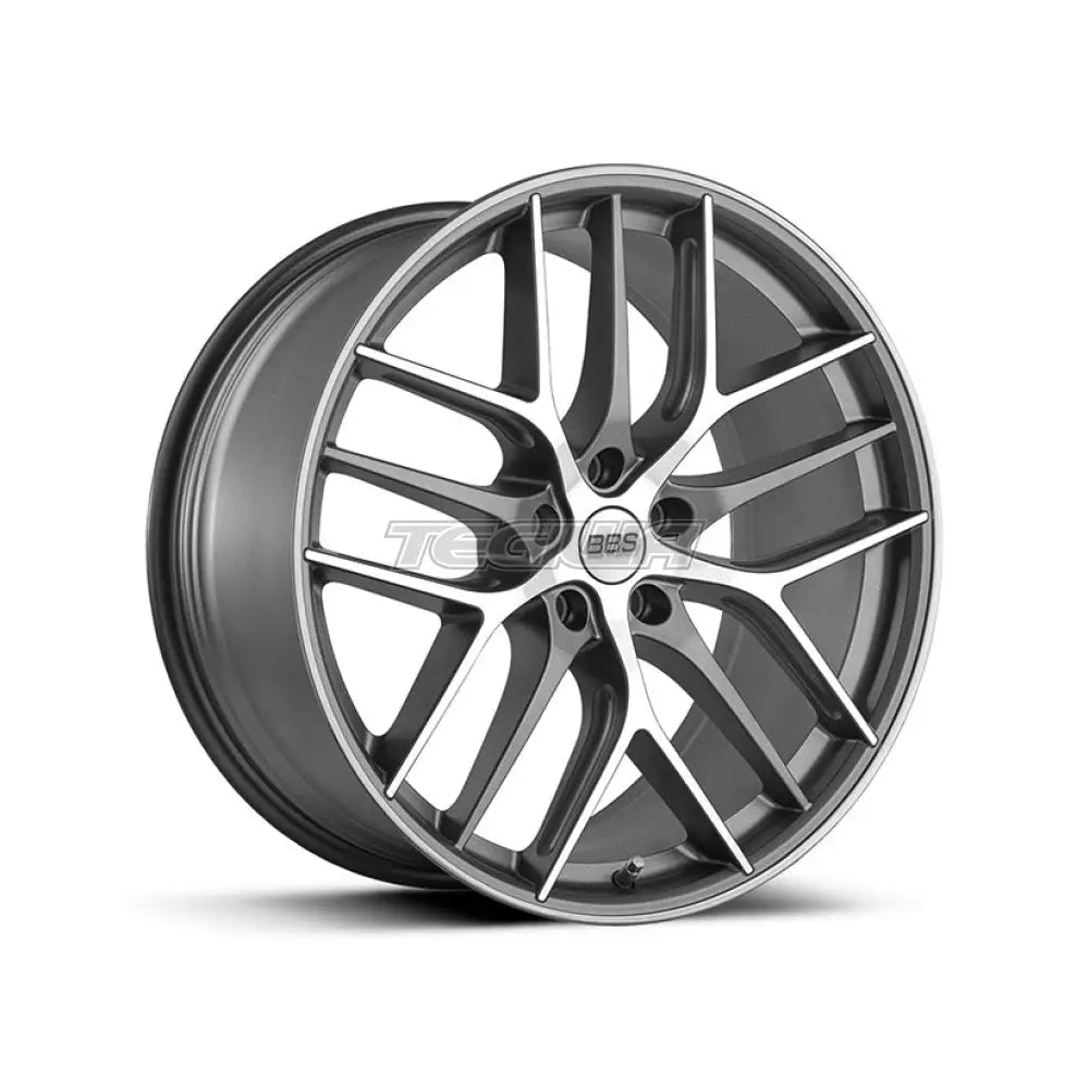 BBS CC-R Alloy Wheel Satin Graphite with Polished Face & Stainless Rim Protector