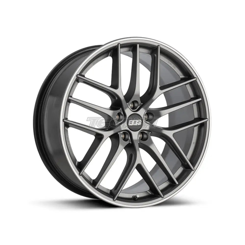 BBS CC-R Alloy Wheel Satin Platinum with Stainless Rim Protector