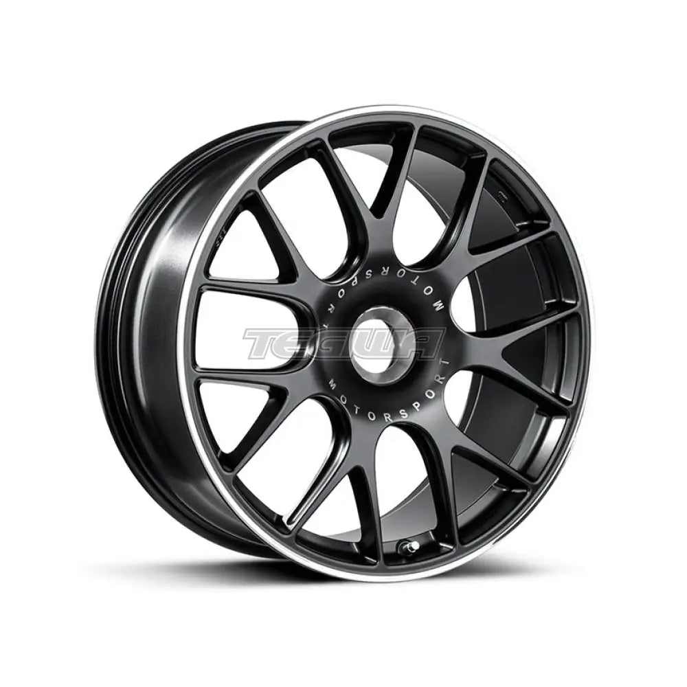 BBS CH-R (Centre-Lock) Alloy Wheel Satin Black with Stainless Rim Protector