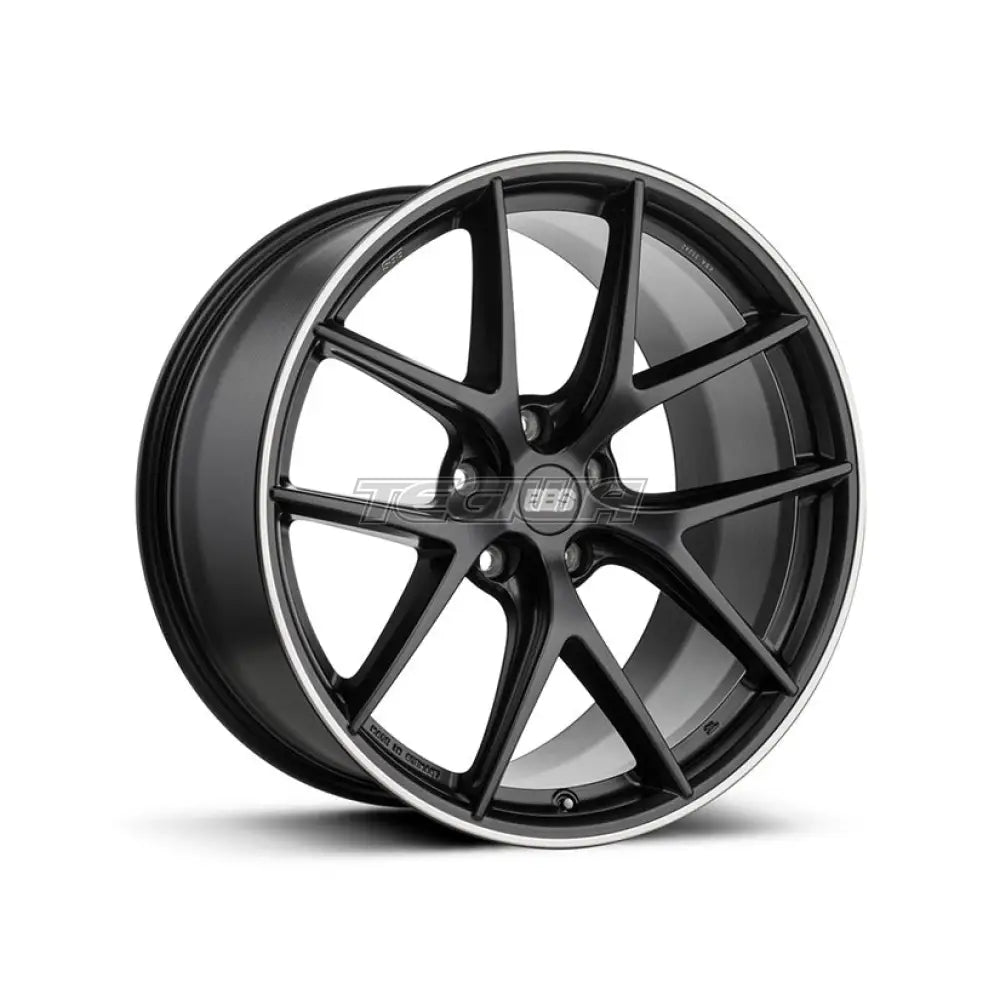 BBS CI-R Alloy Wheel Satin Black with Stainless Rim Protector