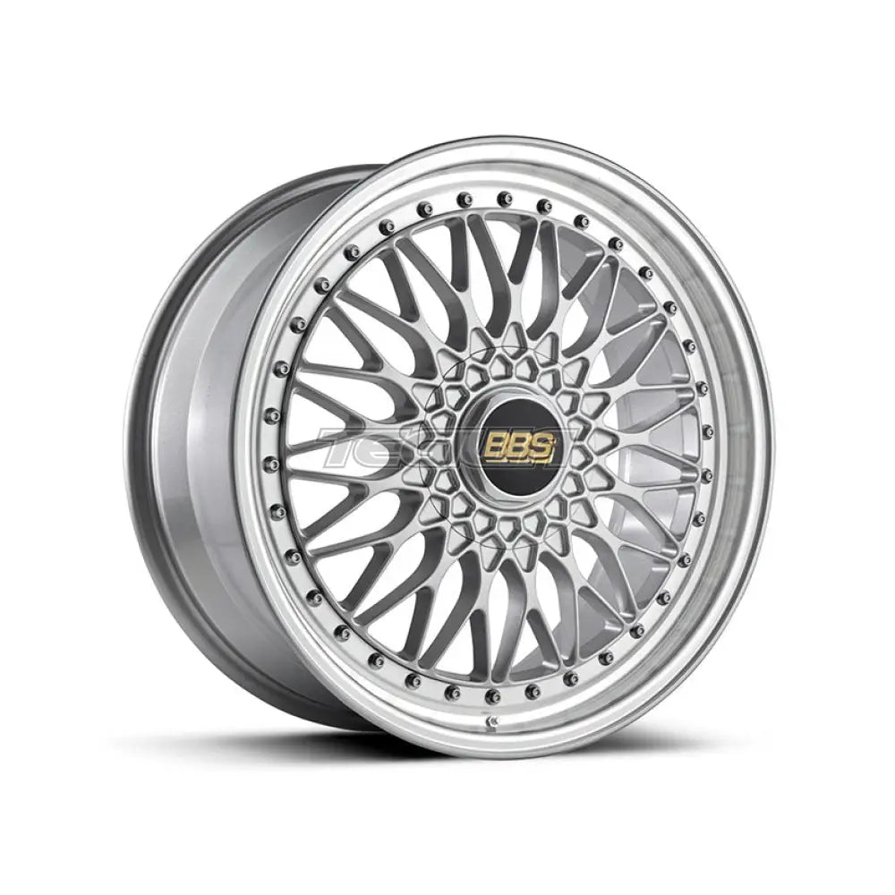 BBS Super RS Alloy Wheel Brilliant Silver with Polished Rim