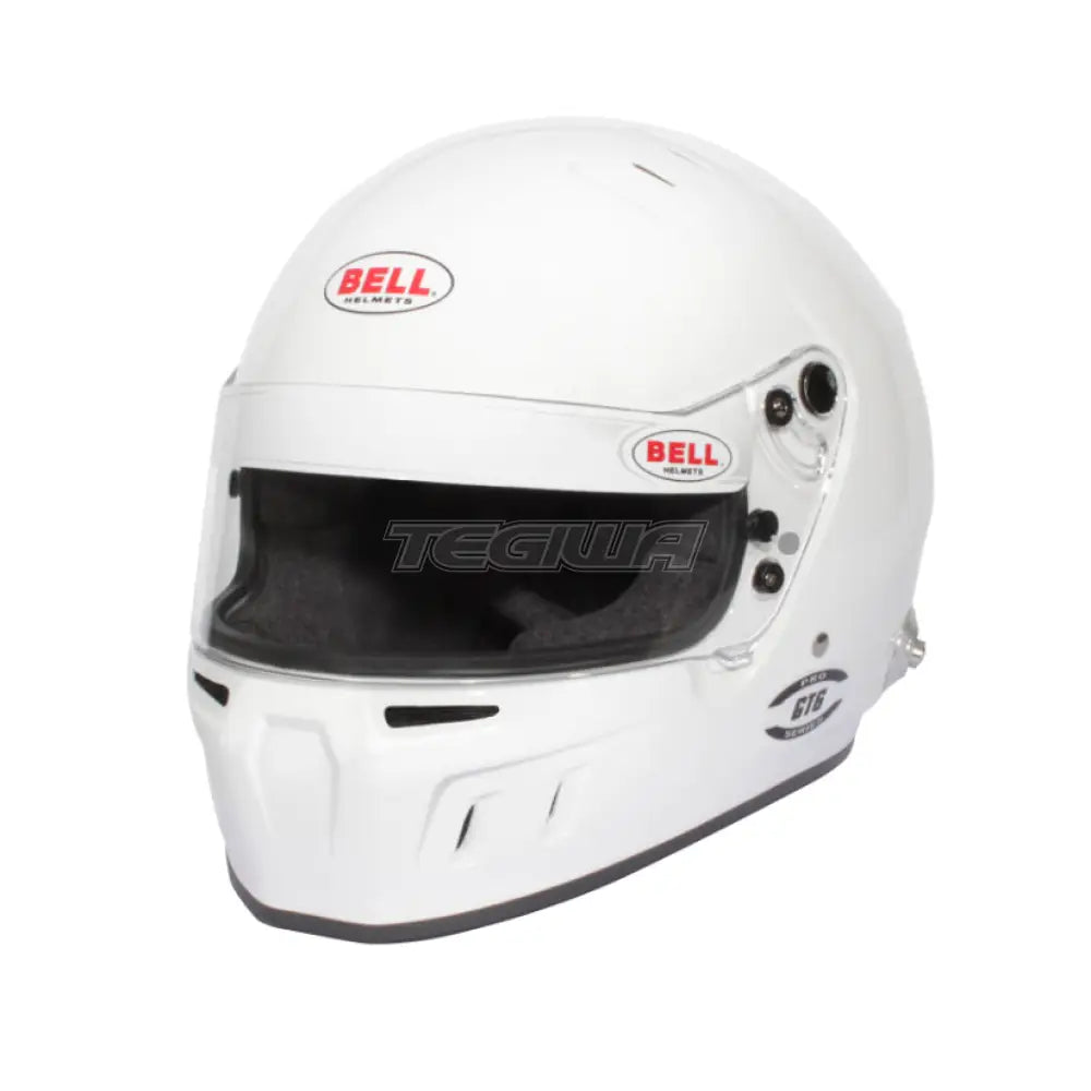 Bell Full Face GT6 Helmet White (HANS) FIA8859/SA2020