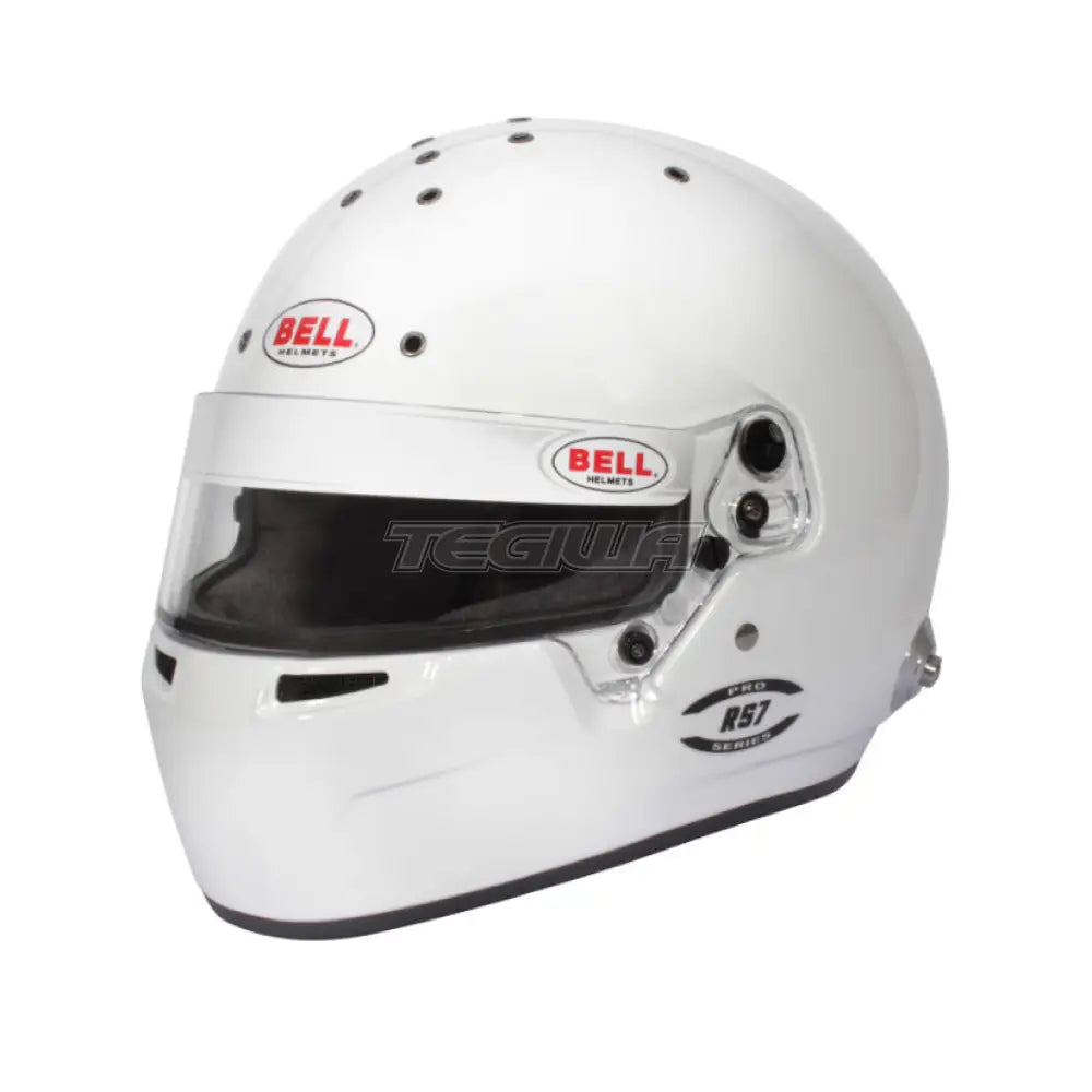 Bell Full Face RS7 Pro Helmet White (HANS) FIA8859/SA2020