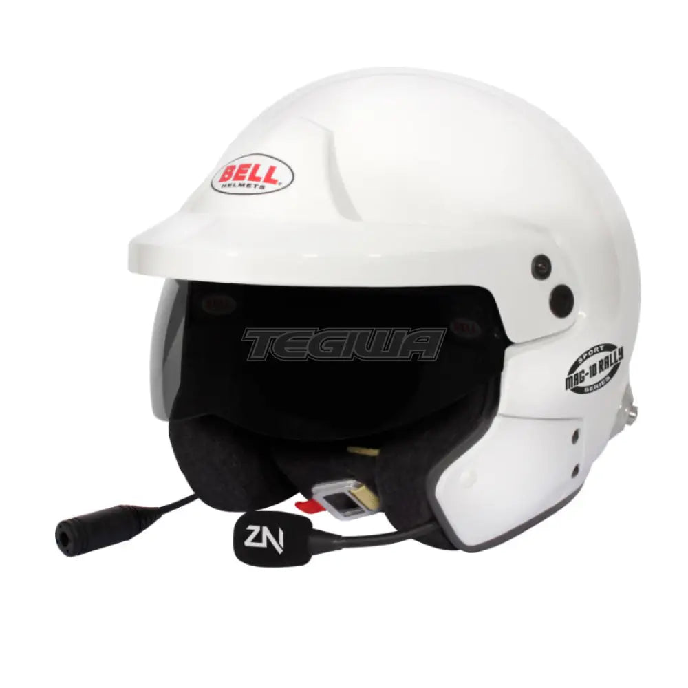 Bell MAG-10 Rally Sport Helmet White (HANS) FIA8859-2015