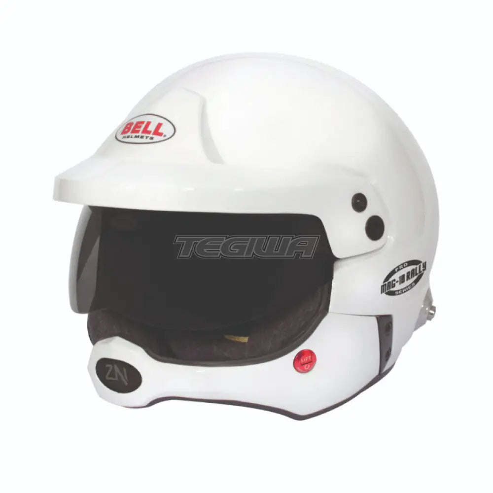 Bell Rally Pro MAG-10 Helmet White (HANS) FIA8859/SA2020