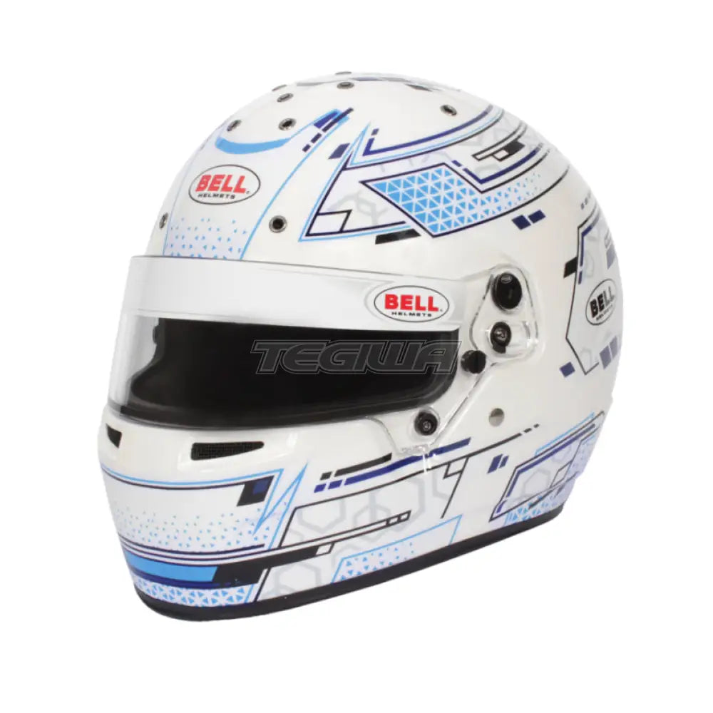 Bell RS7-K Karting Helmet Stamina White / Blue K2020