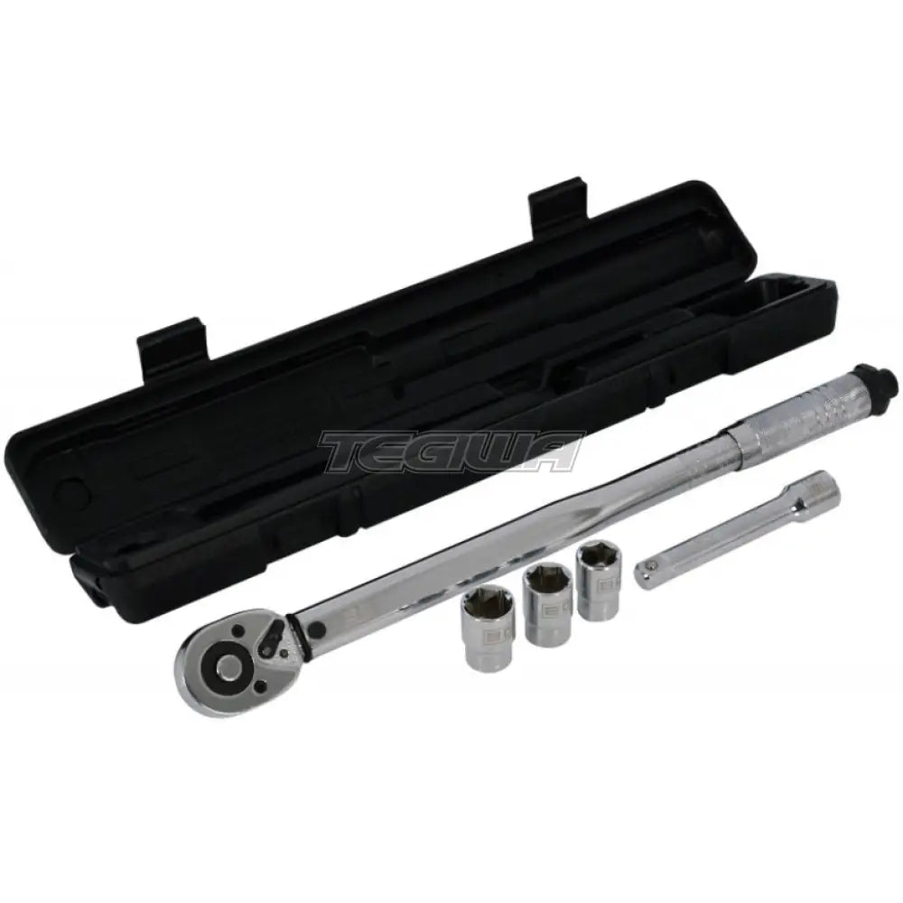 Bg Racing 1/2In Drive Adjustable Torque Wrench Set (28Nm-210Nm) Tools