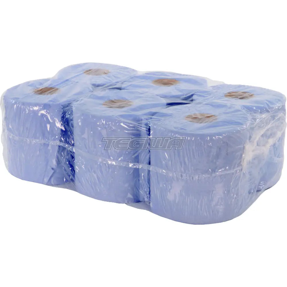 Bg Racing Blue Paper Towel Roll Pack Of 6 Rolls - 2 Ply 400 Sheets Tools