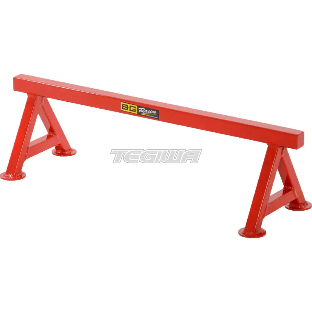 Bg Racing Chassis Stands (Pair) - Powder Coated Small 6In / Red Tools