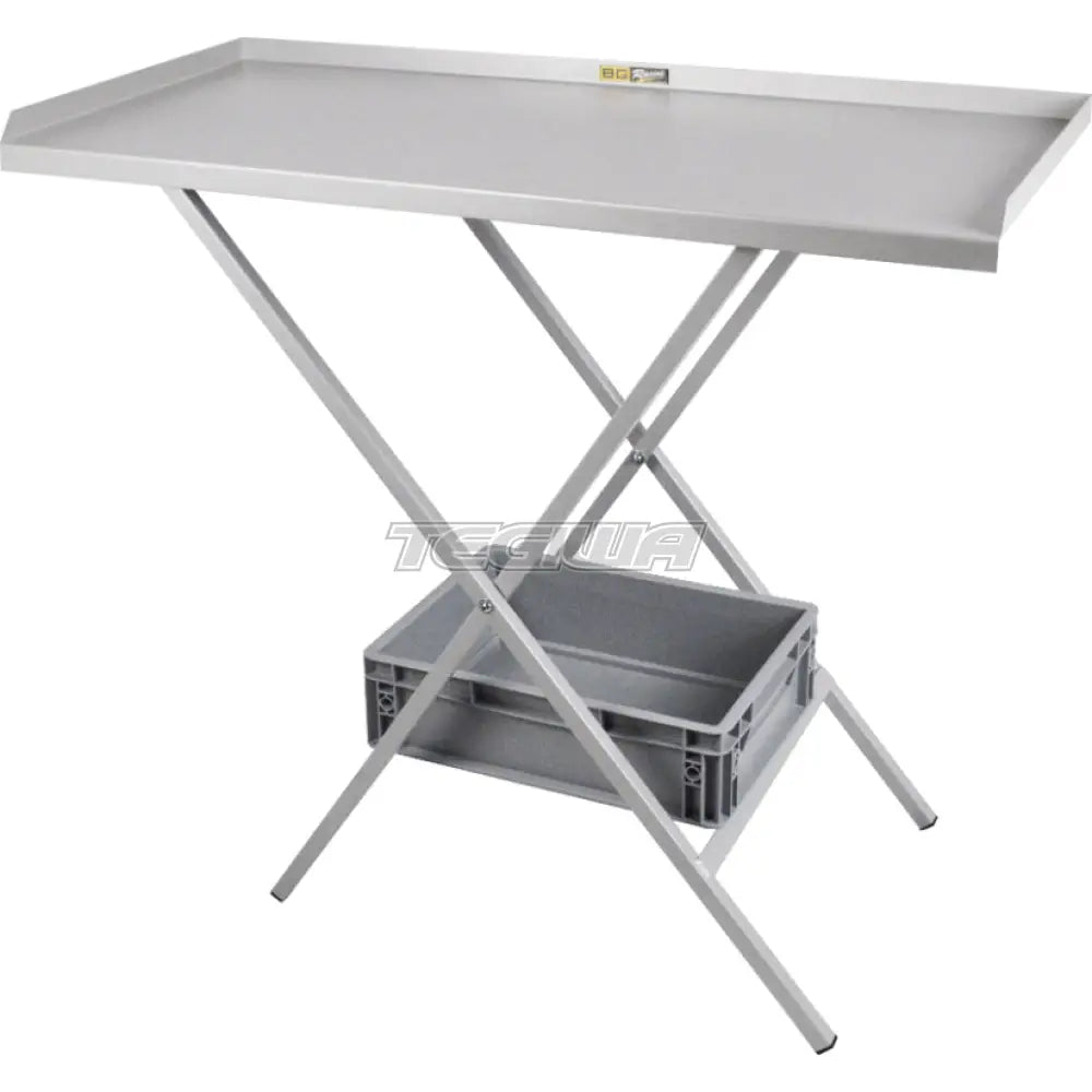 Bg Racing Folding Paddock Table - Grey Powder Coated Tools