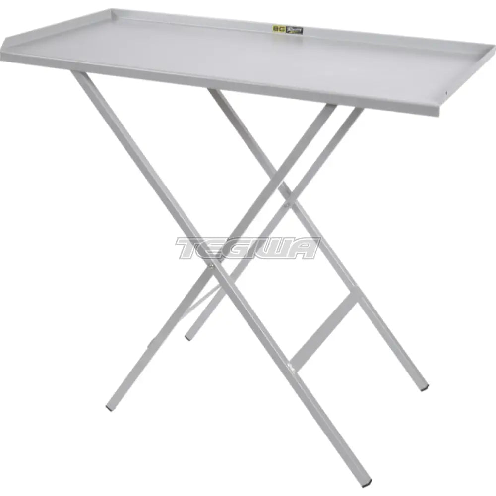 Bg Racing Folding Paddock Table - Grey Powder Coated Tools