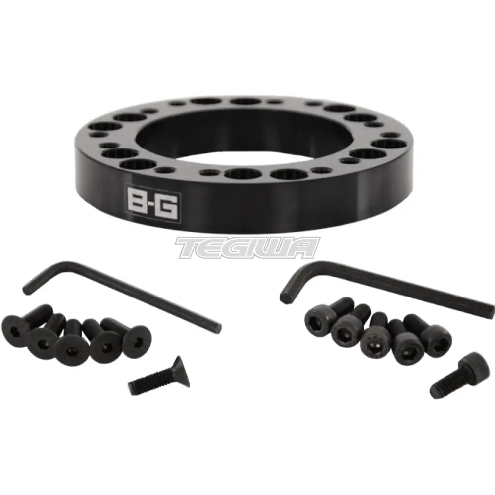 Bg Racing Steering Wheel 12.5Mm Spacer-Adaptor 6X70 / 6X74 Pcd (With Screws) Boss Kits