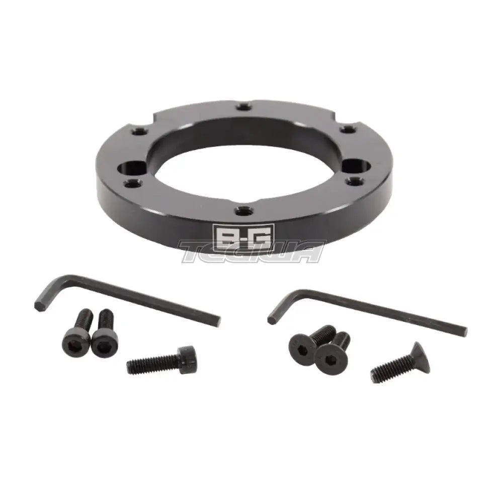 Bg Racing Steering Wheel 15Mm Eccentric Spacer 6X70 Pcd - 10Mm Offset (With Screws) Boss Kits