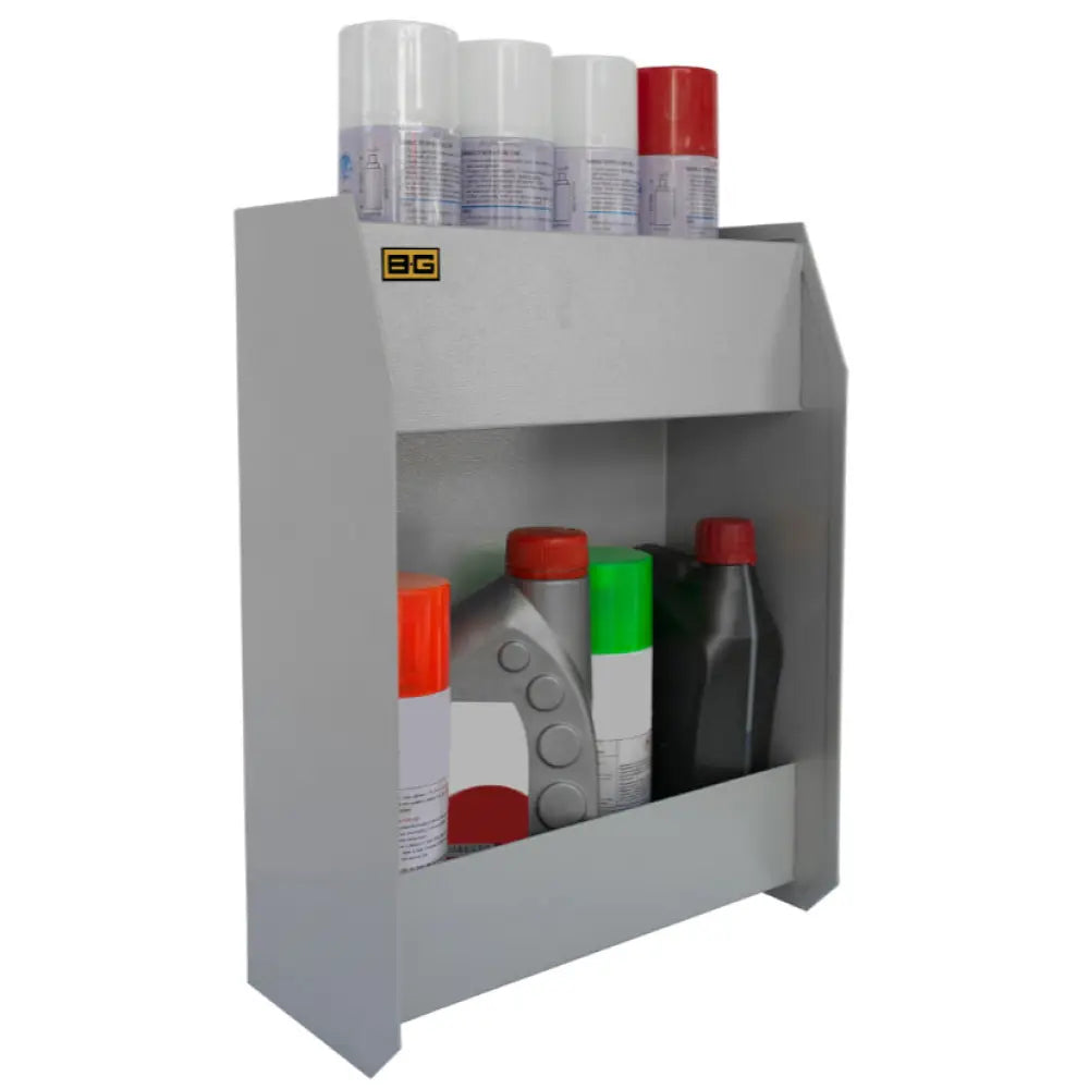 Bg Racing Two Shelf Fluid Cabinet - Powder Coated Tools