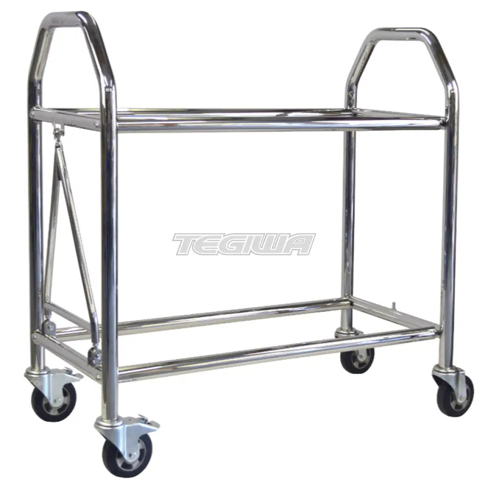 Bg Racing Wheel And Tyre Trolley 1.6M Stainless Steel - Low Tools