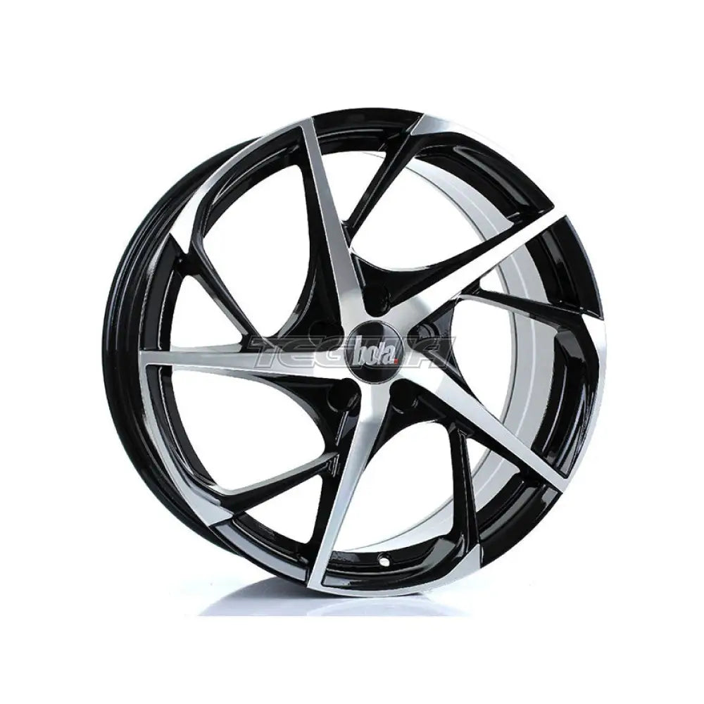 BOLA B18 Alloy Wheel Black Polished Face