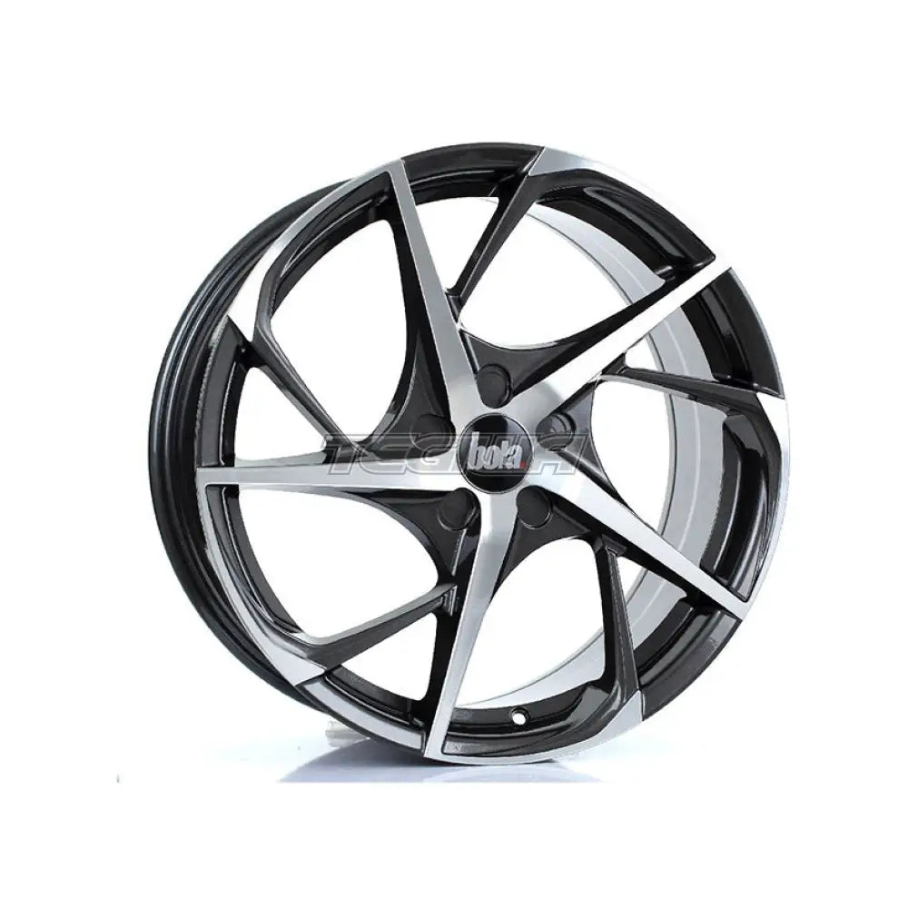 BOLA B18 Alloy Wheel Gunmetal Polished Face