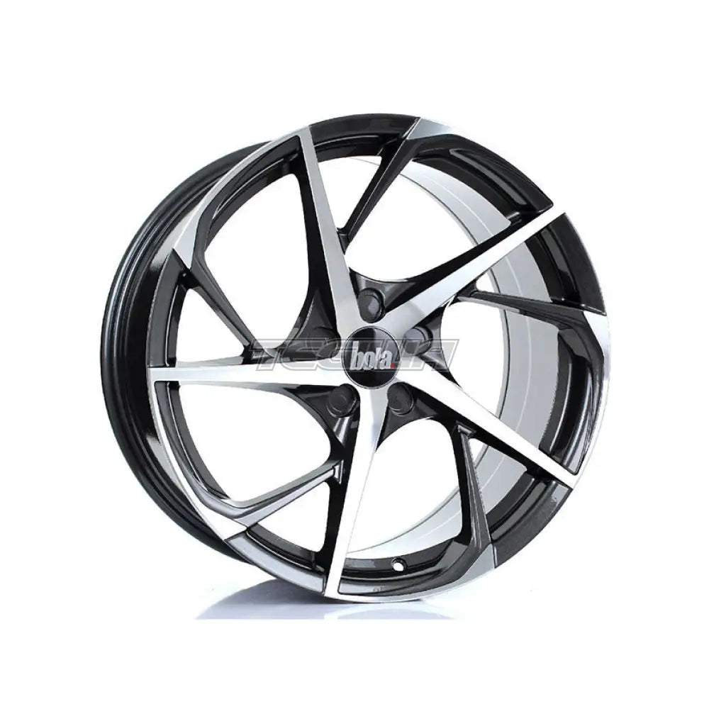 BOLA B18 Alloy Wheel Gunmetal Polished Face