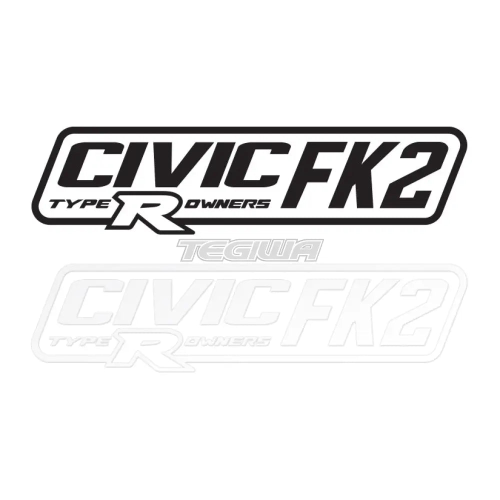 Civic FK2 TYPE R Owners Official Sticker Decal 200mm