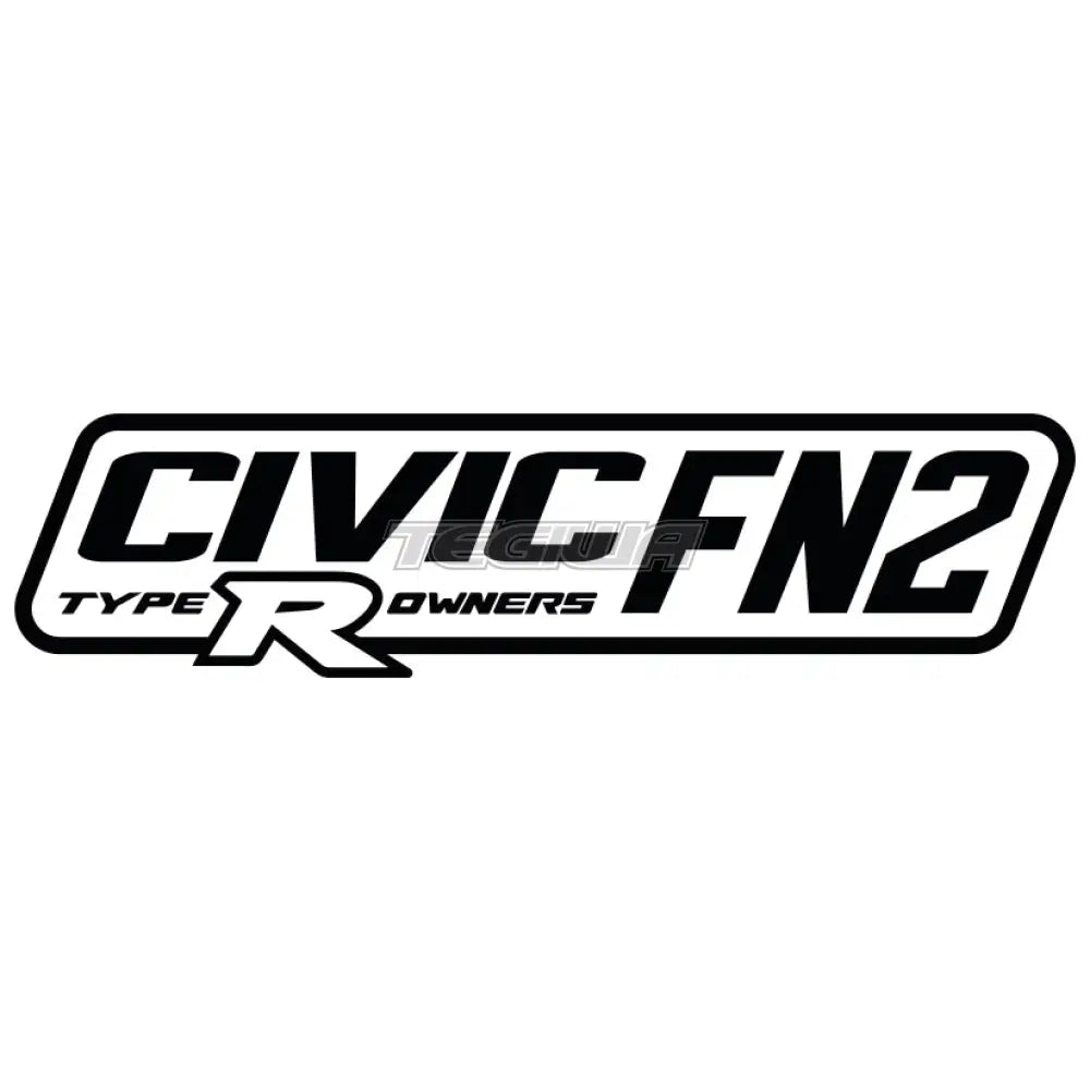 Civic FN2 TYPE R Owners Official Sticker Decal 200mm White