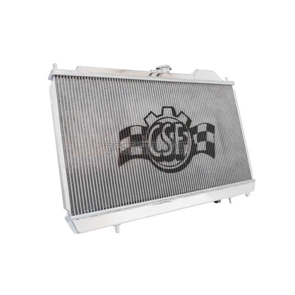 CSF Alloy Aluminium Radiator Mitsubishi Evo 7/8/9 - Full Size Slim Radiator Inc Fan & Shroud