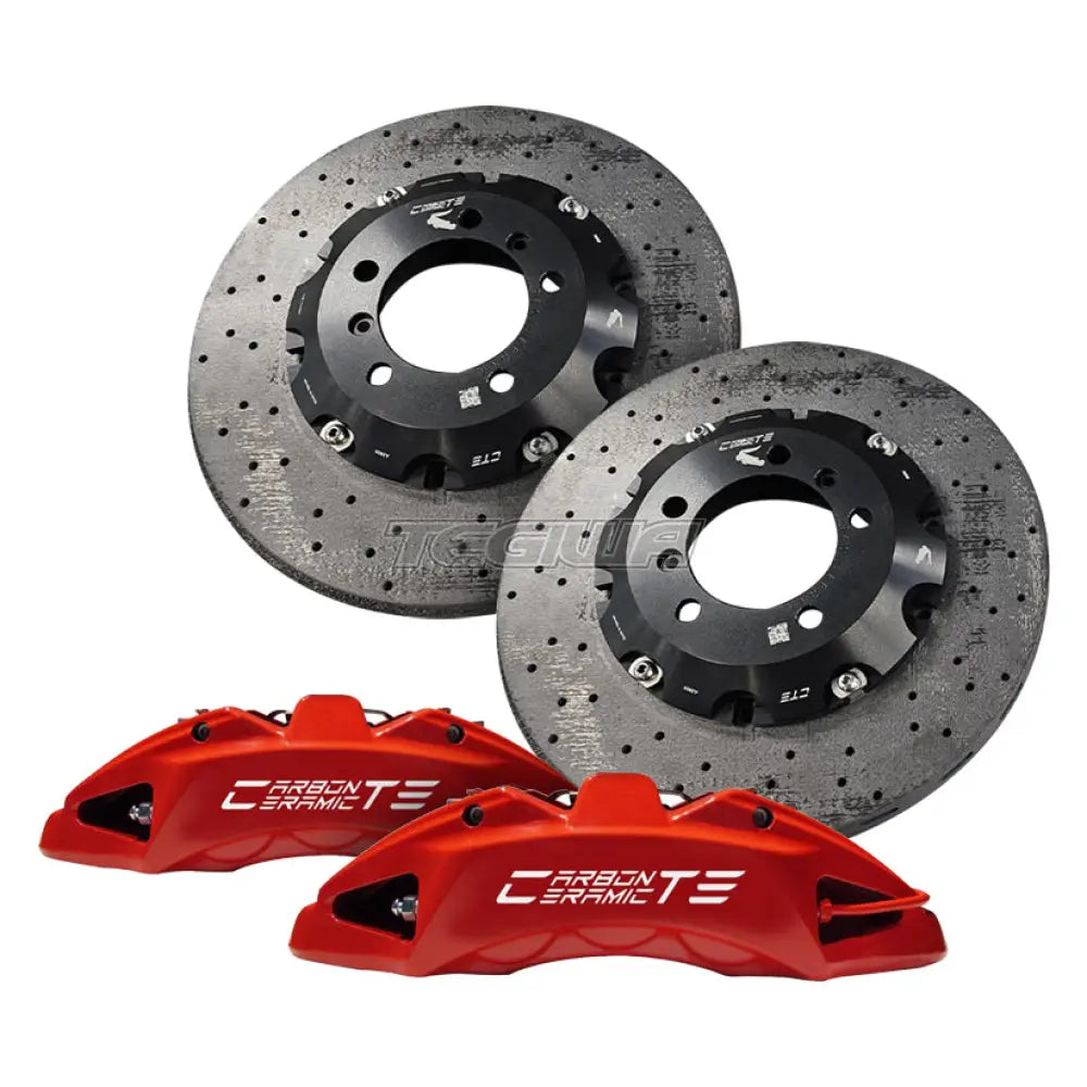 Cte Carbon Ceramic Brake Discs Honda Civic Type-R Ep3 Fn2 Fd2 Integra Dc5 Front / 4-Pot Calliper