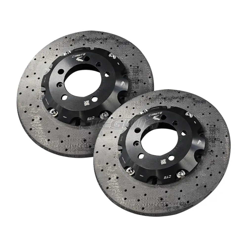 Cte Carbon Ceramic Brake Discs Tesla Model S 19 + Front