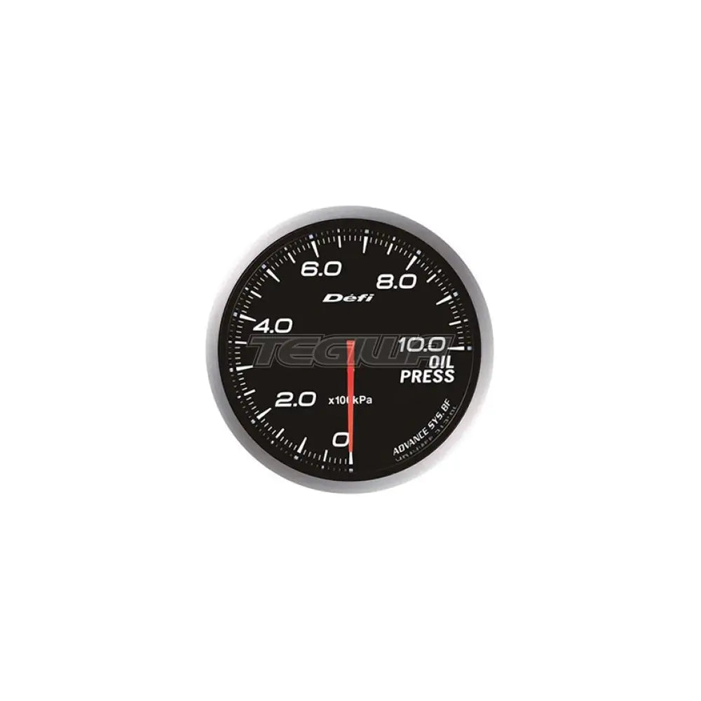 Defi Advance BF Oil Pressure Gauge - 60mm - 10 Bar