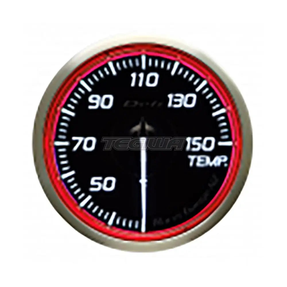 Defi Racer N2 Oil Temperature, Water Temperature Gauge - 60mm - 30-150C