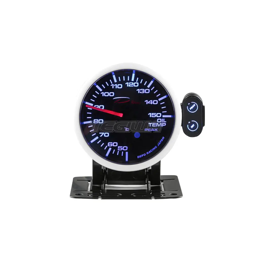 Depo Racing Oil Temperature Bar Stepper Motor Gauge Peak 52Mm Gauges