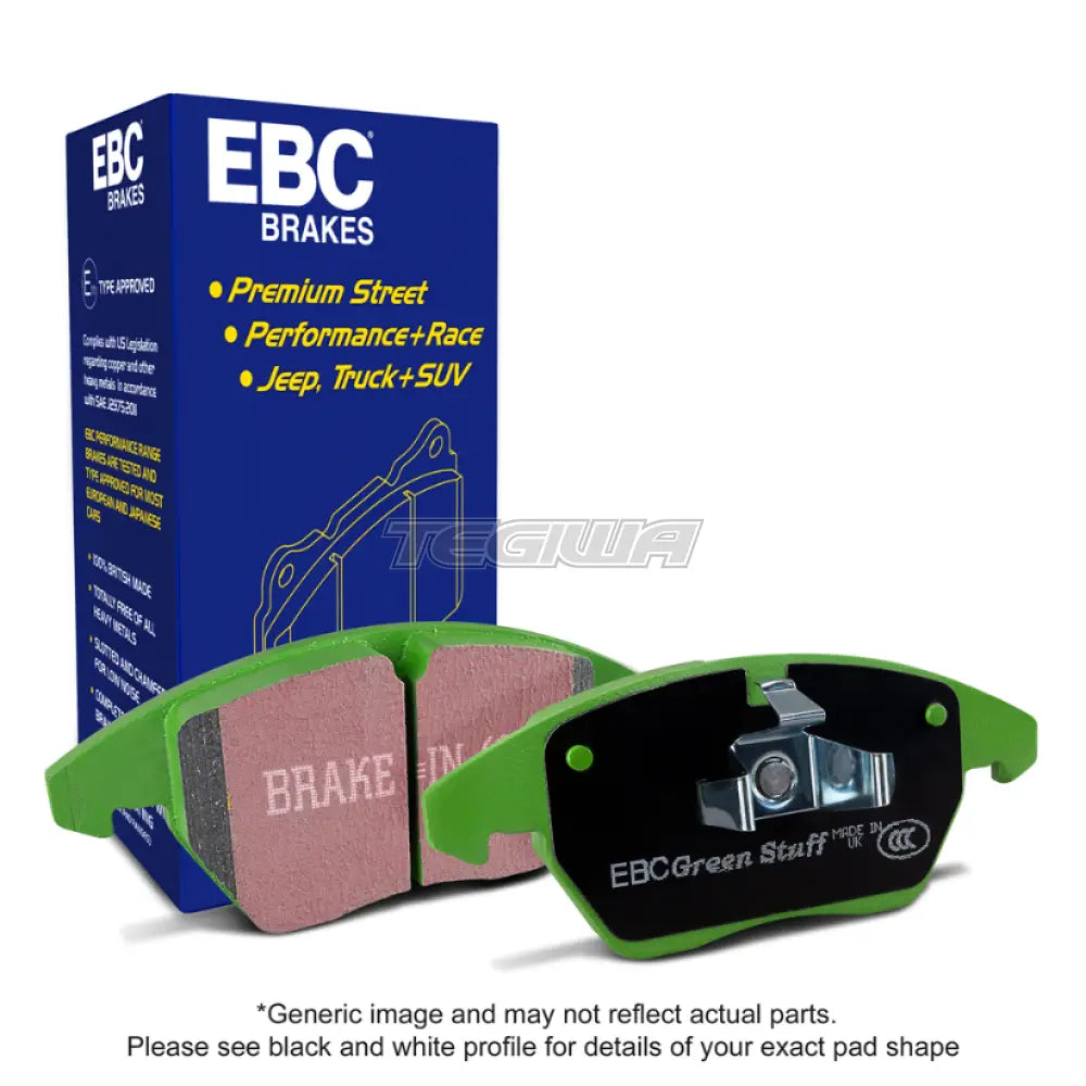 Ebc Greenstuff Rear Pads Suzuki Swift Sport Zc31S 06-12 - Swift Sport Challenge Brake