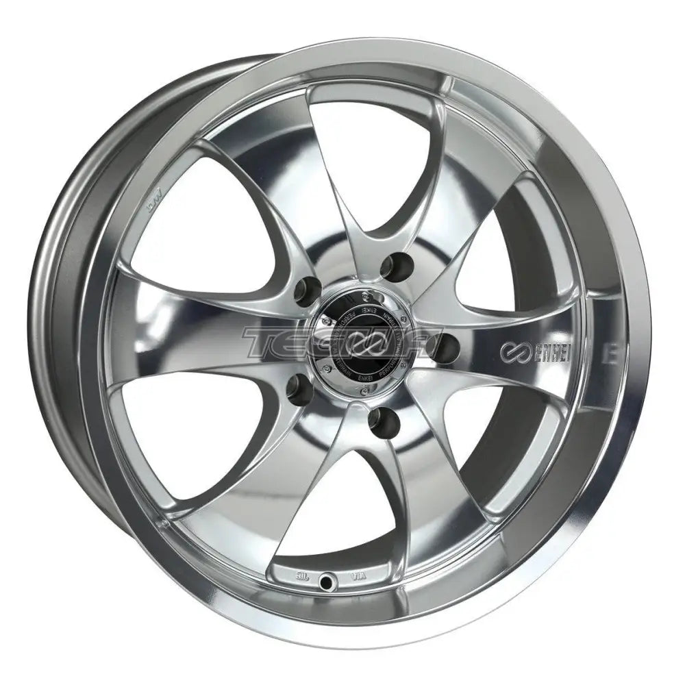 Enkei M6 Alloy Wheel Silver Machined