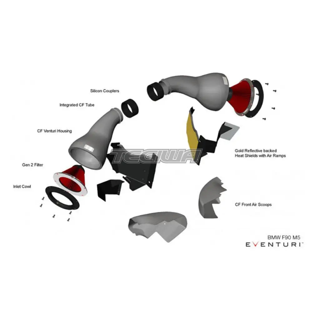 Eventuri Carbon Fibre Intake V2 BMW M5 M8 F9X