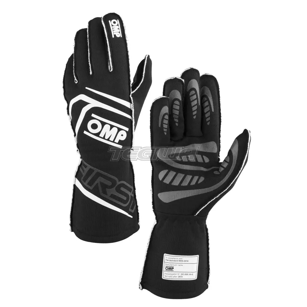 First Gloves Fia 8856-2018 Black Medium - Clearance Sale Gloves