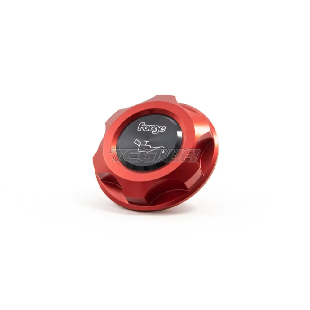 Forge Motorsport Multi-Application Oil Cap Red Finish / Black Engine Bay