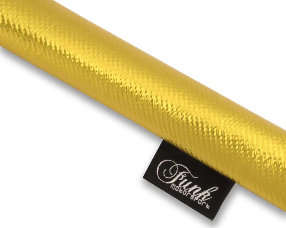 Funk Motorsport Gold Velcro Heat Sleeving