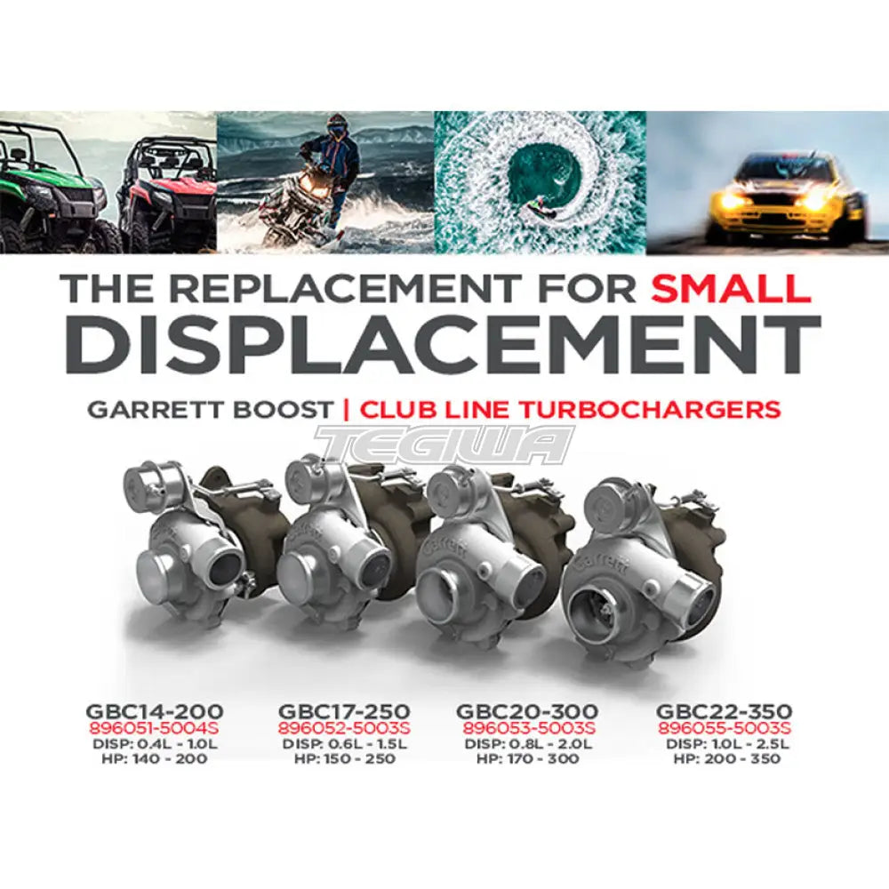 Garrett Boost Club Line Turbo GBC17-250 150-250hp