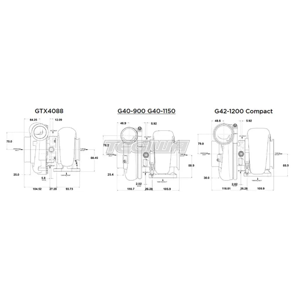 Garrett G-Series G40-900 Super Core No Turbine Housing