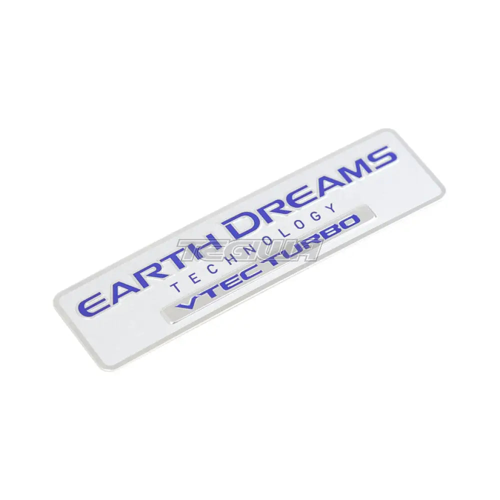 Genuine Honda Earth Dreams Engine Plaque Badge Civic Type-R FK2 FK8 15-21