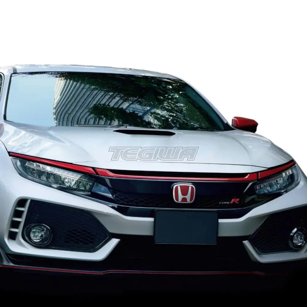 Genuine Honda JDM Red Front Grill Garnish Civic Type-R FK8 17-19 (PFL)