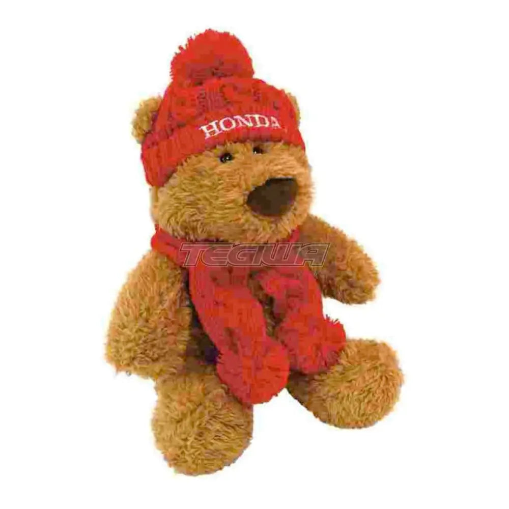 Genuine Honda Teddy Bear With Beanie & Scarf