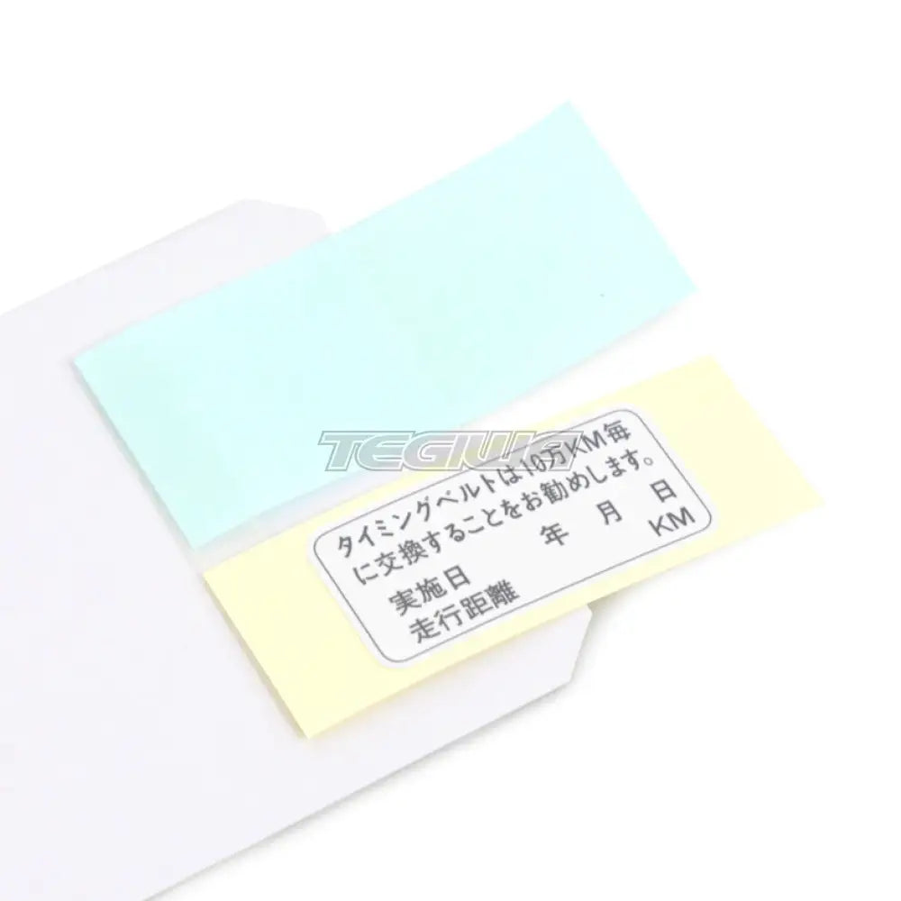 Genuine Honda Timing Belt Sticker Label Set JDM