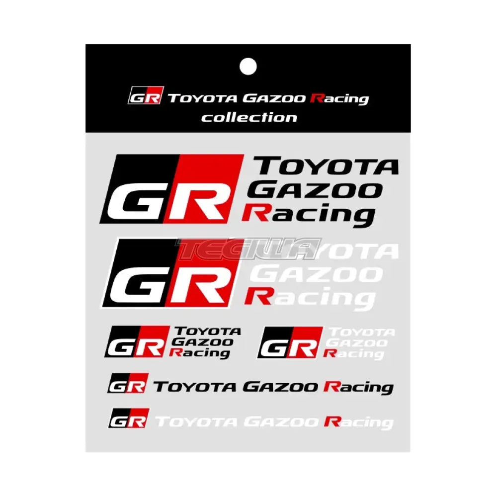 Genuine Toyota Gazoo Racing Logo Sticker Set A GR Yaris 20+