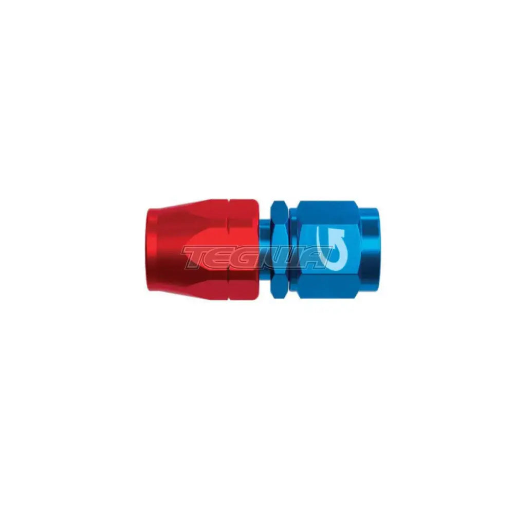 Goodridge 1136 Maxflow Hose End Fitting Straight / An4 Red/Blue Hoses & Fittings