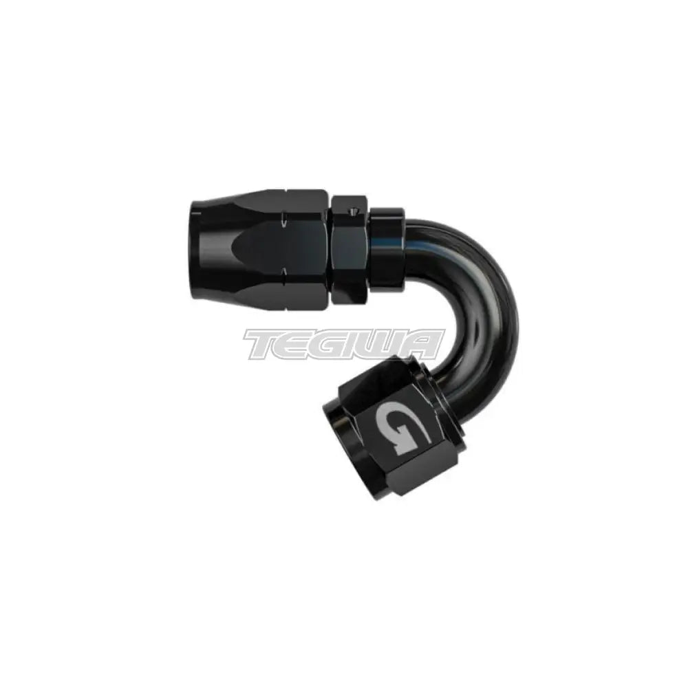 Goodridge 200 Series Reusable Cutter Fitting 150 Degree / An6 Black Hoses & Fittings